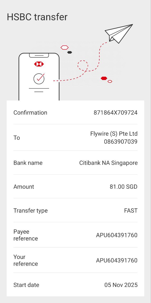 Proof of Payment: